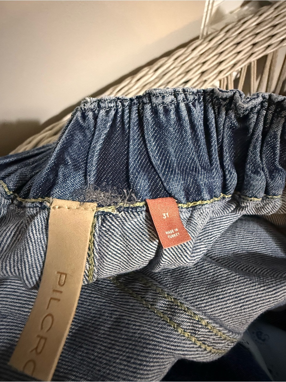 NWOT | Pilcro Pleated High-Rise Wide-Leg Jeans | 31 - Picture 5 of 5